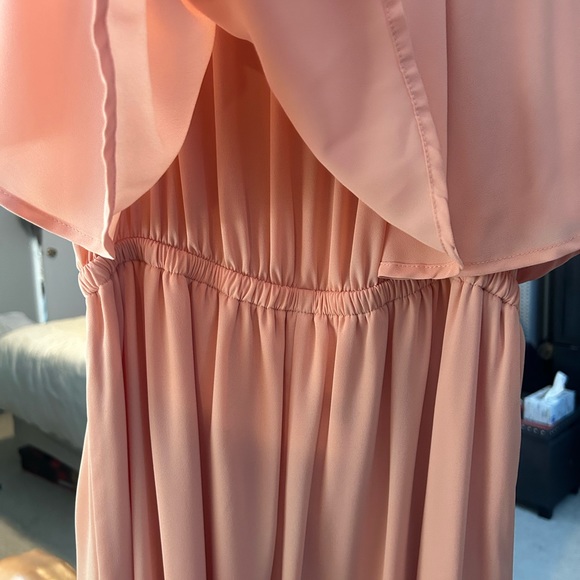 Show Me Your MuMu Hacienda dress in soft pink/coral - Picture 7 of 7